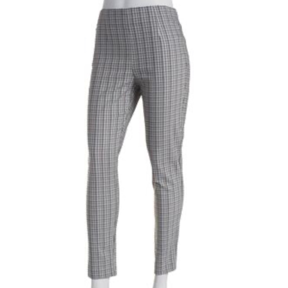 Leighton High Waist Skinny Plaid Milennium Pants Sz S NWT Perfect Fit Waistline